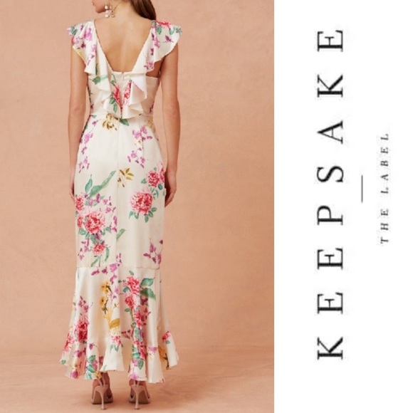 💖STUN KEEPSAKE SATIN LOVE ARROWS DRESS - Picture 1 of 15